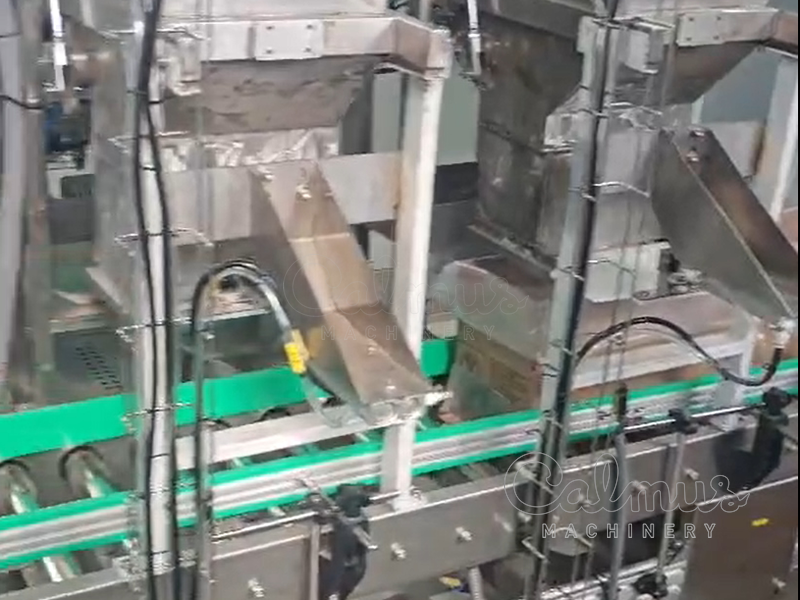 Abfülltrichter - Großgebinde-Kartonverpackung für Brötchen