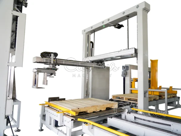 Box Case Palletizer with Anti-slip Sheet Applicator BLP20S