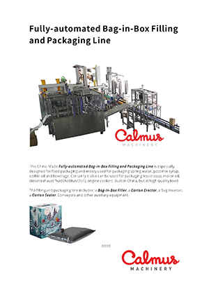 Brochure - Bag-in-Box Filling Packaging Line BIBFPL600
