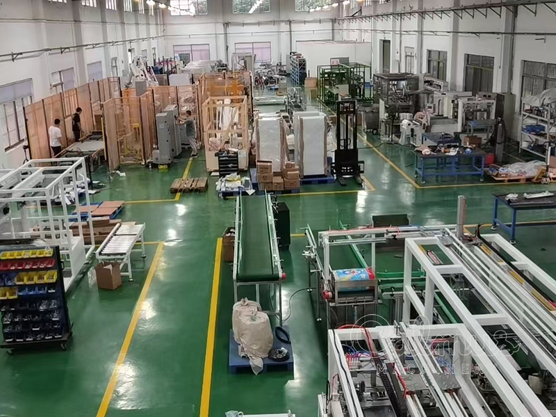 Calmus Machinery Workshop for Bag-in-Box and Case Packing Equipment in China