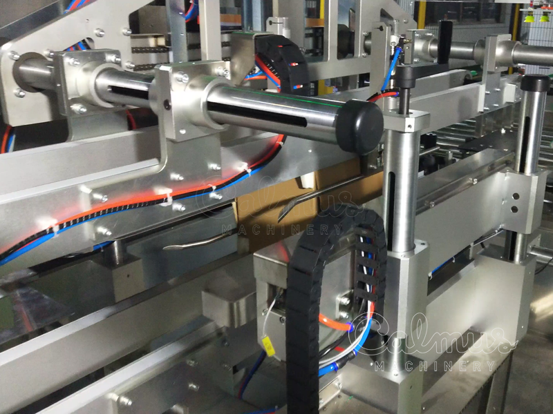 ケース閉じ - バターレンガ用ケースパッカー