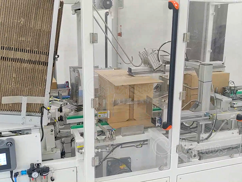 Elektriciteitsmeters inkartonen - Casepacker